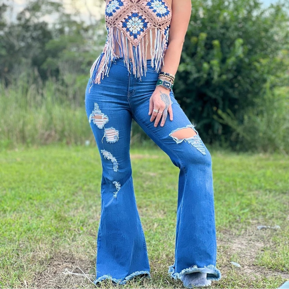 Bellbottom flare jeans
